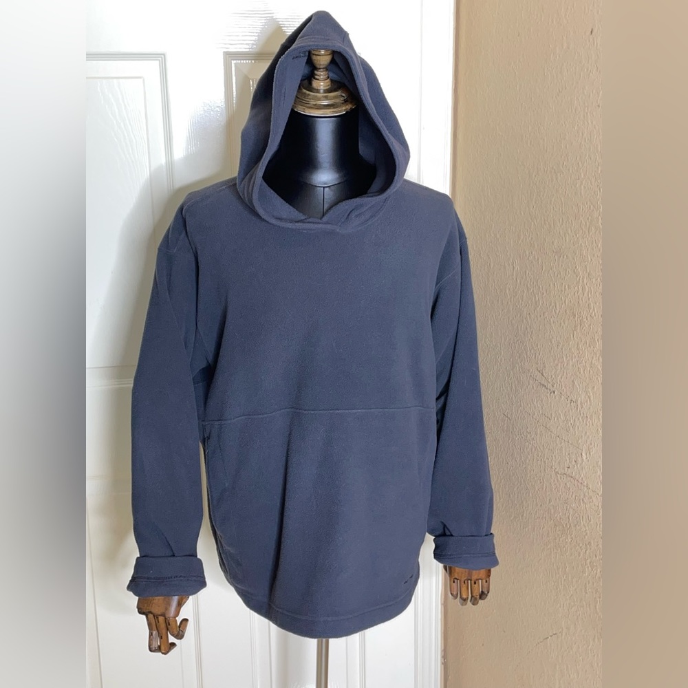 Vintage Patagonia Synchilla Fleece Hoodie Gray Pullover Sweatshirt  Large